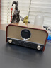 山水MCB800迷你音响发烧级hifi复古cd播放机家用卧室桌面台式闹钟定时无线蓝牙小音箱低音炮 MCB800双喇叭（送碟片+优盘） 实拍图