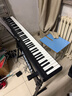 特伦斯电子琴88键折叠琴成人儿童初学电钢键盘教学乐器V10家用便携钢琴 典雅黑+原装琴包+Z型琴架 实拍图