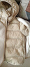 巴拉巴拉（BALABALA）童装儿童羽绒服两件套男童女童宝宝冬装连帽外套 咖白色调00351 120 充绒量40g 实拍图