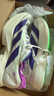 阿迪达斯（adidas）男鞋 ADIZERO ADIOS PRO 4 轻便透湿排汗缓震竞速马拉松碳柱跑鞋 汉玉白/浅猩红/黑色 40.5 实拍图