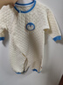 贝瑞加（Babyprints）宝宝连体衣冬季夹棉婴儿衣服加厚保暖爬服内衣柔软哈衣 企鹅80 实拍图