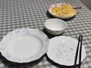 墨色新中式碗碟套装家用套装高级感餐具乔迁新居之喜礼物餐具整套22件 实拍图
