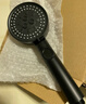 四季沐歌（MICOE）黑色增压淋浴花洒喷头套装 浴室淋浴头花洒手持花洒三件套HS125 实拍图