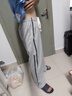 Foss Phil裤子男士秋冬季宽松男裤百搭阔腿直筒运动休闲裤K3220灰色XL 实拍图