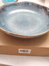 悠瓷（youcci）高级感窑变釉蓝色餐具陶瓷面碗饭碗汤碗成套欧式家用复古不规则碗 云梦-9英寸不规则深盘-碧蓝 实拍图