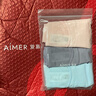 爱慕（Aimer）【3条装】KiKi裤轻薄透气抗菌防夹臀柔弹舒适中腰三角内裤女 蓝色+粉色+紫色 3条 M (165) 实拍图