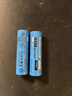 倍量（Doublepow）18650锂电池5550mWh尖头2节3.7V-4.2V通用可充电锂电池强光手电筒专用 实拍图