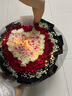 来一客情人节鲜花速递99朵红玫瑰花束生日礼物表白求婚全国同城配送 99混搭玫瑰爱心款 实拍图