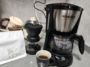 HOMEZEST美式咖啡机小型家用全自动煮咖啡壶办公室商用滴漏式一体机泡茶壶 CM-325B+手动磨粉 实拍图