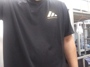 阿迪达斯短袖男2025夏季运动亲肤透气轻薄速干T恤 黑/金 XL  实拍图
