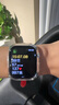 Apple/苹果 Watch Series 10 智能手表GPS款46毫米银色铝金属表壳丹宁色运动型表带S/M MX203CH/B 实拍图