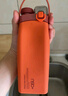 吉姆蓝杰+asu正品联名可折叠水杯便携户外露营旅行杯食品级硅胶高颜值杯子 橘色1个600ml 实拍图