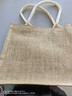 胖袋袋 麻布袋 棉麻亚麻手提袋礼物袋购物袋环保包装袋 30*15*28cm 实拍图