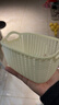 首饰盒仿藤编桌面饰品杂物收纳厨房储物筐零食收纳浴室洗澡收纳框 2个装 实拍图