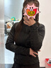 槿城加绒加厚瑜伽服女秋冬2025新款修身立领运动外套长袖拉链保暖上衣 星耀黑 H1151 XL 适合125-140斤 实拍图