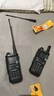 森海克斯 8600 Pro 双频段专业手持对讲机户外自驾民用手台一键对频Type-C充电8W功率 黑色 实拍图