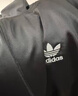 三叶草（Adidas）经典款 黑白 侧边三条纹 立领长袖 梭织 风衣 夹克 外套 男女 JL8396 L 实拍图