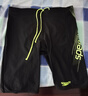 速比涛（Speedo）泳裤男大标logo系列专业训练抗氯速干经典及膝游泳裤 鲜黄色 34 实拍图
