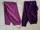 恒源祥女士秋裤纯棉薄款保暖裤内穿全棉毛裤中老年人妈妈打底衬裤秋冬季 【2条装】豆沙红+紫罗兰 2XL (180) 实拍图