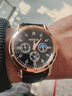 【网红爆款】商务腕表石英运动表休闲皮带男女手表 黑色 实拍图