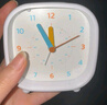 码仕闹钟儿童学生创意小时钟简约方形指针夜光贪睡懒人夜灯桌面床头钟C301-2开学季 实拍图