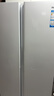 海尔冰箱616/620升双开门对开门大容量家用一级能效双变频风冷无霜省电节能 620升冰雪白+黑金净化+90°悬停开门 实拍图