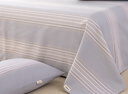 斐皇纯棉老粗布床单单件加厚全棉可裸睡学生宿舍单人凉席被单双人家用 淡雅【原棉粗布】 150*230cm适用于1.2米宽床 实拍图