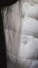 雪中飞羽绒内胆女轻薄羽绒服女短款新款冬季内搭修身时尚羽绒服外 米白 L (165) 实拍图