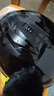 GSB摩托车头盔冬季防冻保暖男女盔3C电动车摩托车通勤竞速头盔gsb361 闪光黑配透明镜片+顺丰快递 M（建议54-55头围） 实拍图