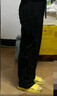 森马（Semir）休闲裤女春季松紧腰抽绳阔腿裤女生显瘦ins慵懒卫裤101125127009A 实拍图