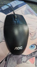 AOC KM151键盘鼠标套装 有线键鼠套装 全尺寸办公键盘 防泼溅 即插即用 电脑键盘 黑色 实拍图