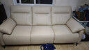 左右零靠墙电动功能头层牛皮沙发6013象牙白 2.24m小三双 实拍图