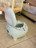 YEESOOM儿童马桶 坐便器男孩女孩抽屉式婴儿宝宝小马桶女宝宝 小鹿绿色【硬垫】+清洁刷 实拍图