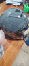 GSB摩托车头盔3C认证半盔男女用冬季保暖通勤踏板电动车头盔G268A 水泥灰配透明镜片+顺丰快递 XL（59-60头围） 实拍图