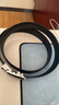 回力无头皮带男真牛皮不带头无扣头男士自动扣牛皮纯带身裤带腰带条 黑色带身3.5CM【110-130CM】 实拍图
