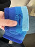 李宁（LI-NING）护腕运动手腕护具棉质毛巾吸汗腕带健身篮球羽毛球跑步擦汗手腕巾 【儿童款】383-3渐变蓝 均码男女通用一只装 实拍图