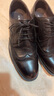 奥康（Aokang）商务男士皮鞋男布洛克男鞋系带低帮鞋193211020 黑色42码 实拍图
