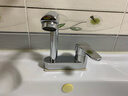 柏温卫浴全铜高脚双孔面盆龙头单把冷热水龙头三孔洗手洗脸盆水龙头 龙头+60cm进水管+大礼包 实拍图