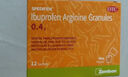 [司百得]精氨酸布洛芬颗粒 0.4g*12包 1盒装 0.4g*12袋 镇痛药发热牙痛头痛关节盒韧带痛背痛痛经感冒发热退热烧药 推荐多盒备用 实拍图
