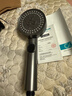 四季沐歌（MICOE）增压淋浴花洒喷头 加压卫浴淋浴喷头枪灰花洒头莲蓬单头手持花洒 实拍图
