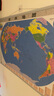 世界地图挂图 升级精装版 1.1米*0.8米 学生办公室书房家庭装饰挂图 无拼缝 2025 实拍图