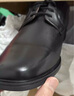 Clarks其乐泰顿系列男士德比鞋布洛克正装商务舒适皮鞋男 黑色 261103508 （加宽楦） 40 实拍图