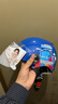 野马（YEMA）儿童头盔3C认证电动摩托车3-7-12岁男女孩国标夏季电瓶车安全帽 蓝色小怪兽【透明镜】 均码（3岁-12岁） 实拍图