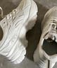回力（Warrior）官方老爹鞋女鞋秋冬季百搭厚底增高休闲小白鞋女运动鞋子女米色37 实拍图