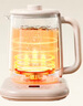 九阳（Joyoung）1.8L大容量养生壶煮茶器 316L不锈钢材质茶篮 800W大功率电水壶保温花茶壶烧水壶K18D-WY601(茶) 实拍图