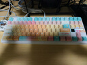 狼蛛（AULA）F87ProV2客制化无线机械键盘电竞游戏专用  蓝牙/2.4G/有线三模连接全键热插拔gasket结构办公键盘 F87ProV2超神版【流星冰淇淋轴】主题热升华 实拍图