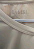 骆驼（CAMEL）情侣休闲T恤男女士透气户外运动圆领印花百搭短袖夏季M13BZ00103 实拍图