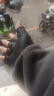 鑫诺翔真皮半指手套男春秋开车骑行健身露指机车防滑头层羊皮半截手套薄 黑色（单） XL 实拍图