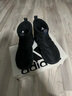 adidas ADIPUFF面包鞋保暖防滑耐磨柔软中帮棉鞋阿迪达斯轻运动   黑色/碳黑/皇家蓝   42 实拍图