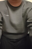 鸿星尔克卫衣男秋季圆领男士长袖上衣舒适潮流休闲跑步套头衫下摆收束衣服 实拍图